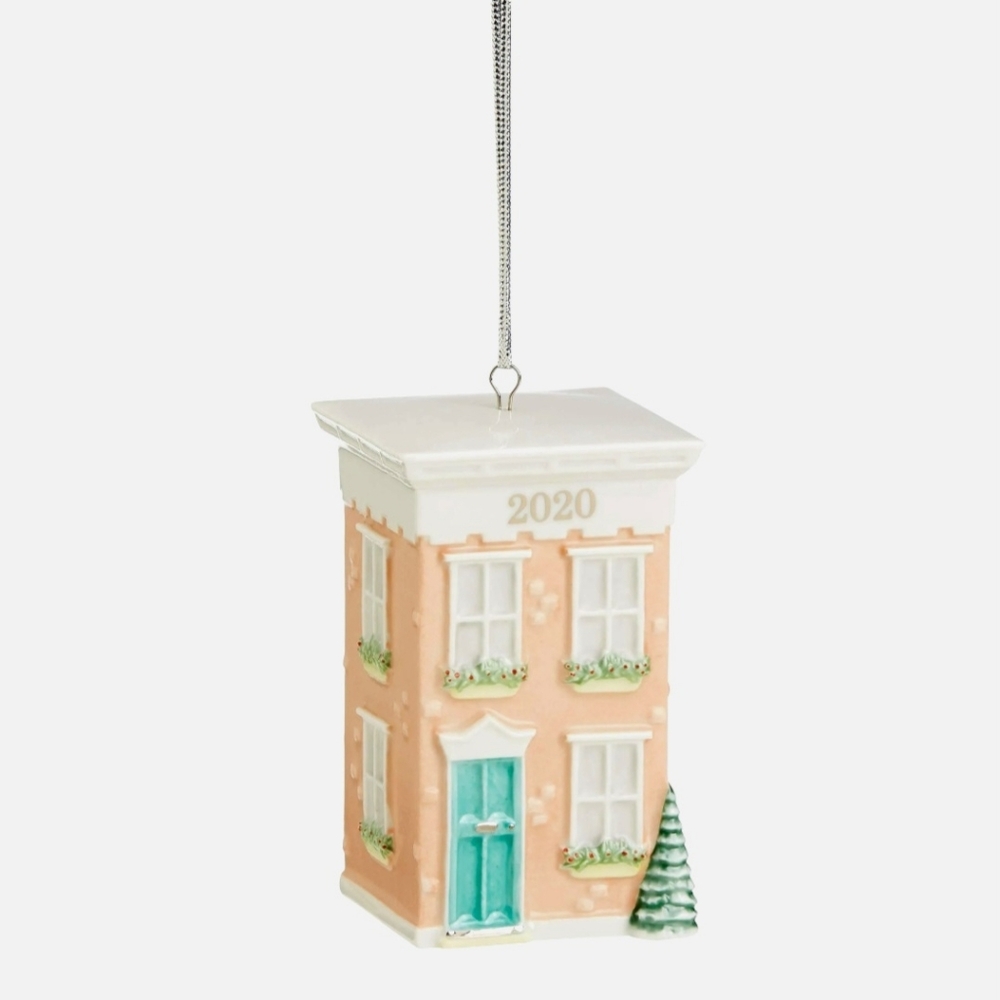 LENOX ORNAMENT Home  with You 2020 Porcelain Christmas BRAND-NEW w/tags - Picture 2 of 14